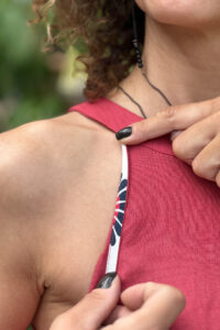 Kleid 100% Leinenhalfter