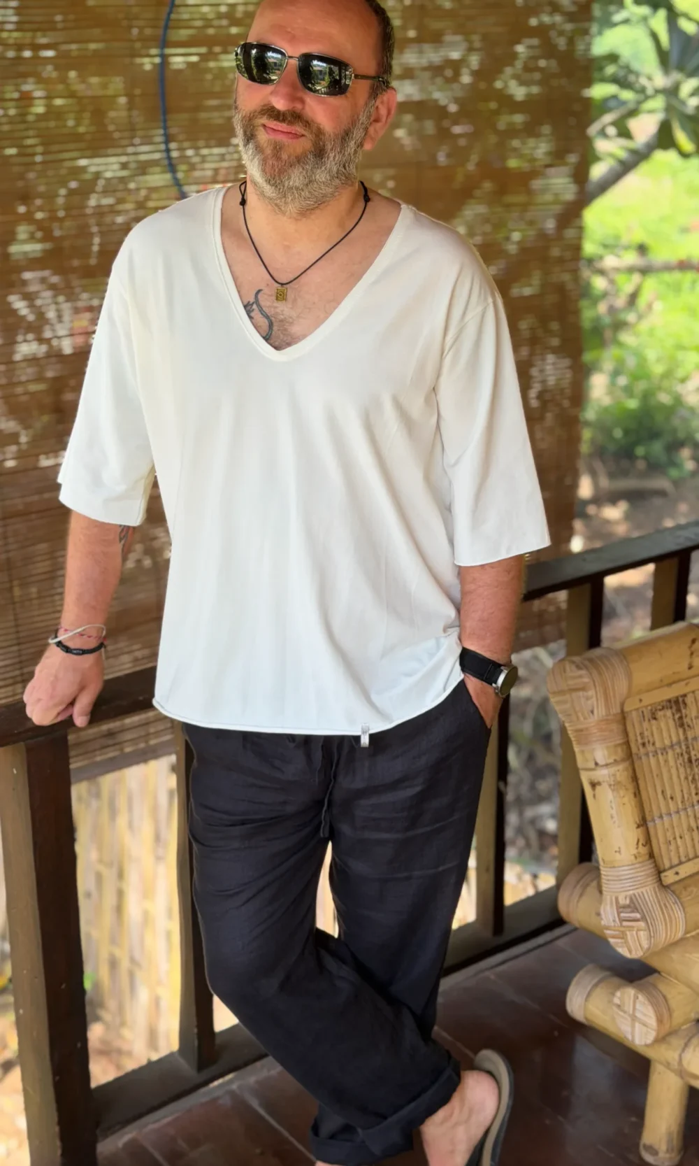 Gerade Leinenhose (unisex)