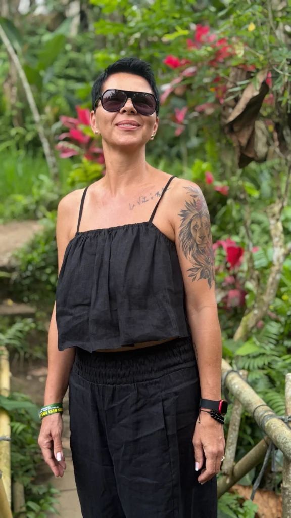 Double linen top
