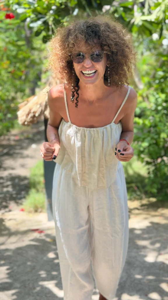 Double linen top