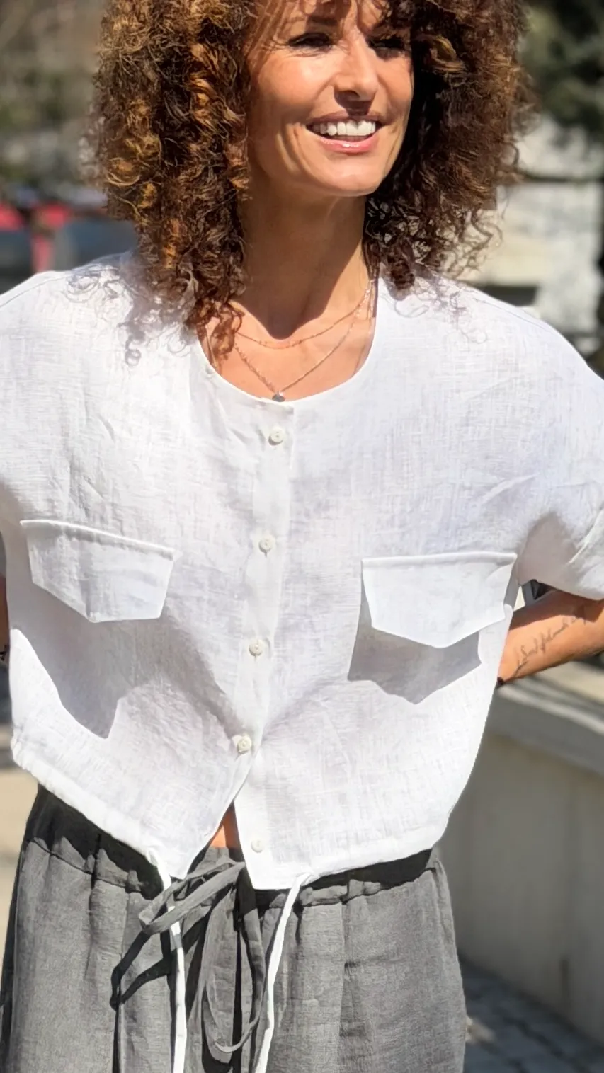 summer linen shirt