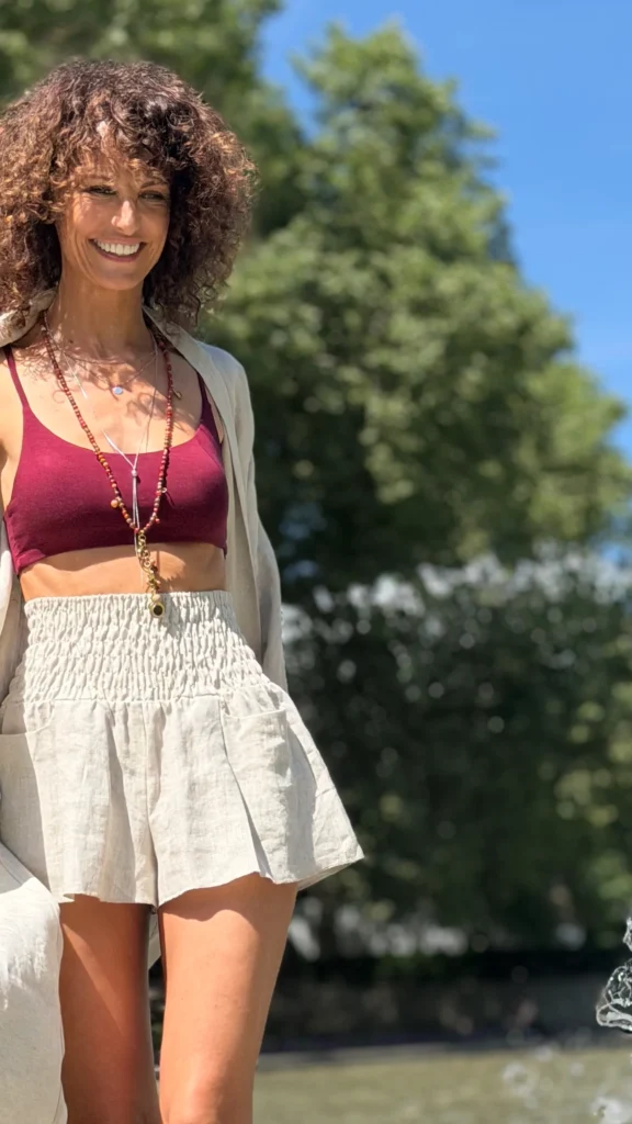 linen shorts