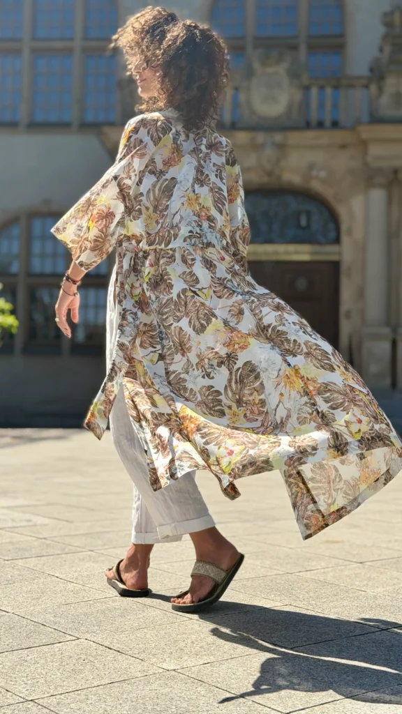 monstera kimono