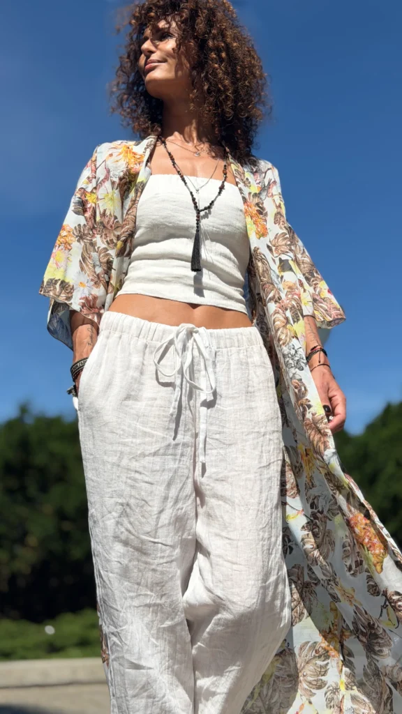 monstera kimono