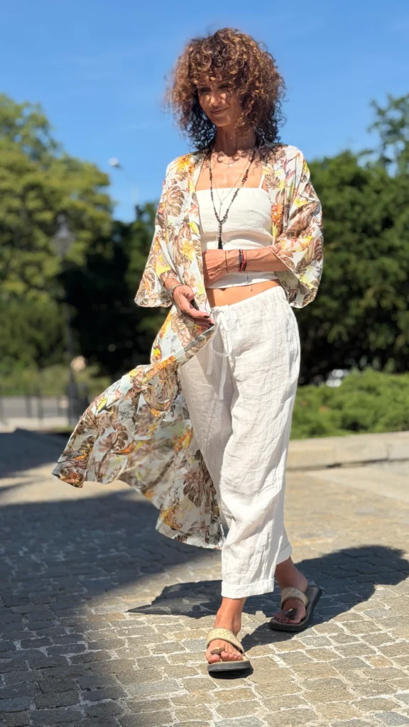 monstera kimono