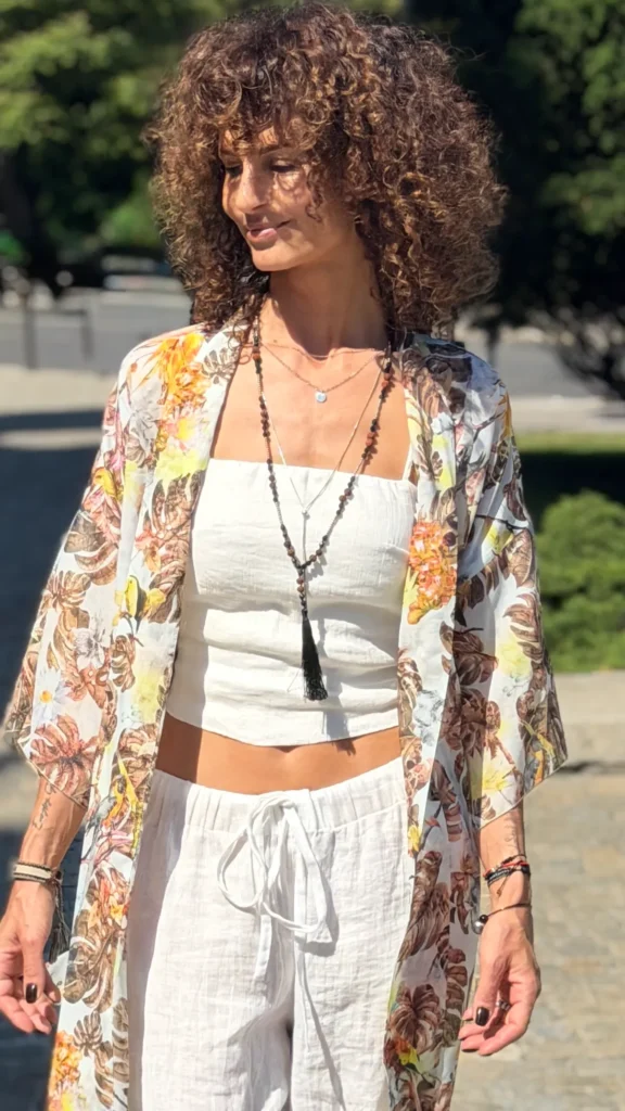 monstera kimono