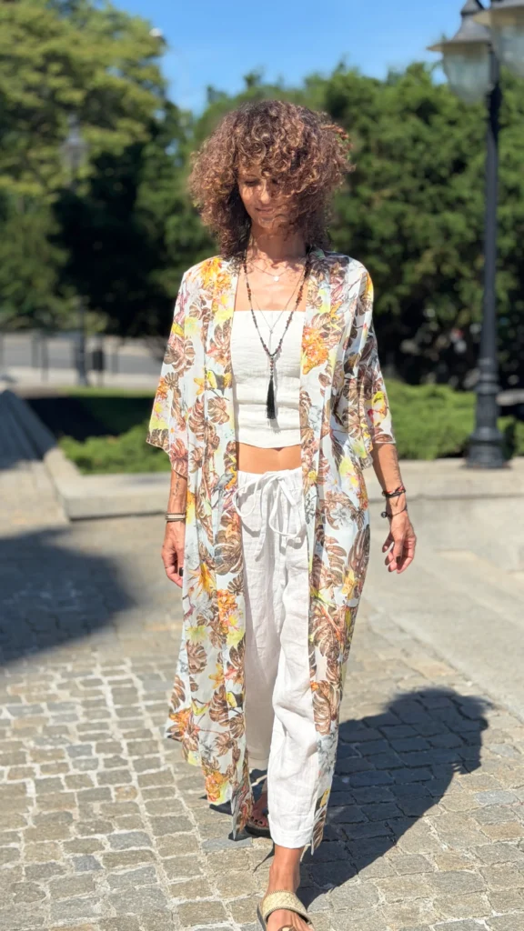 monstera kimono