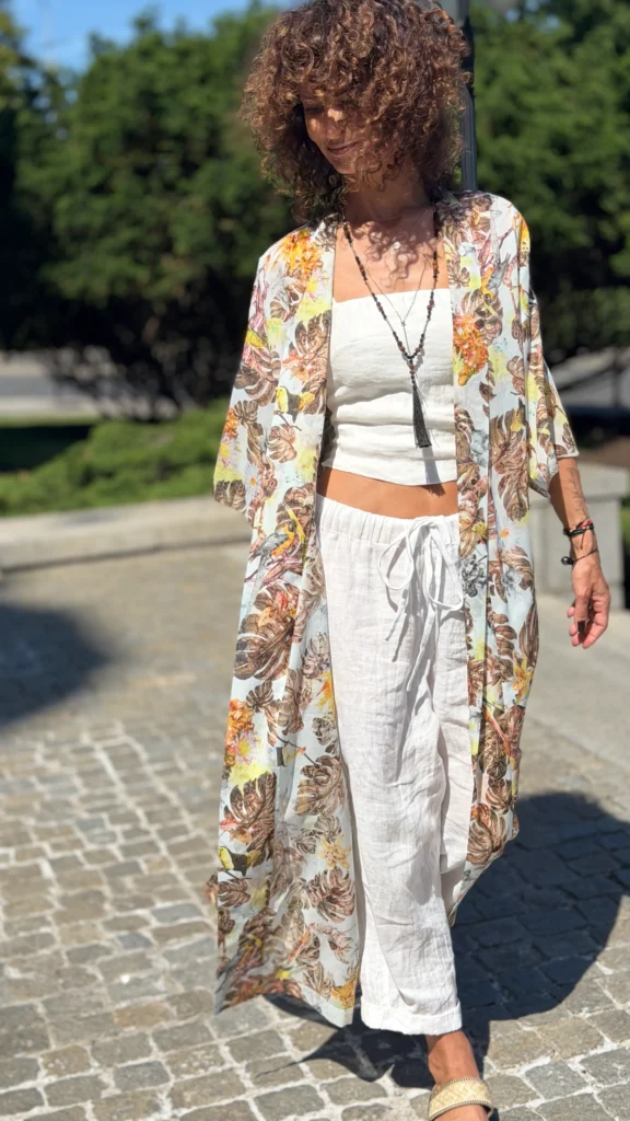 monstera kimono