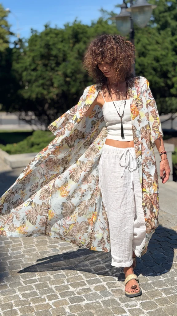 monstera kimono