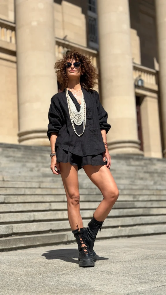 linen shorts
