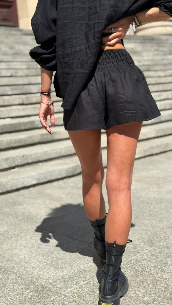 linen shorts