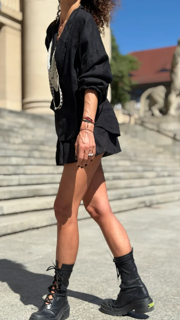 linen shorts