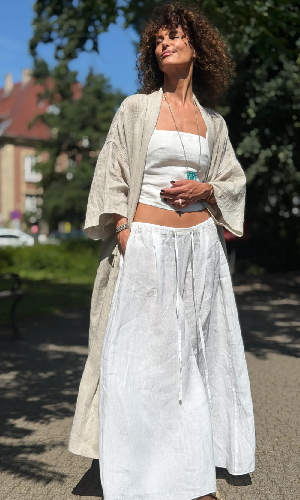 spodnie summer len