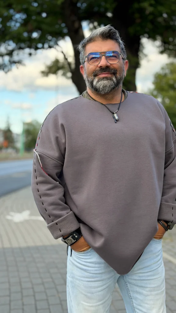 Bluza z przeszyciami UNISEX