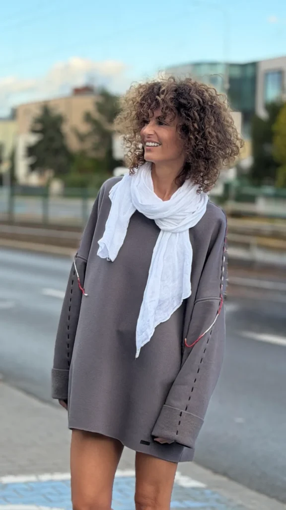 Bluza z przeszyciami UNISEX